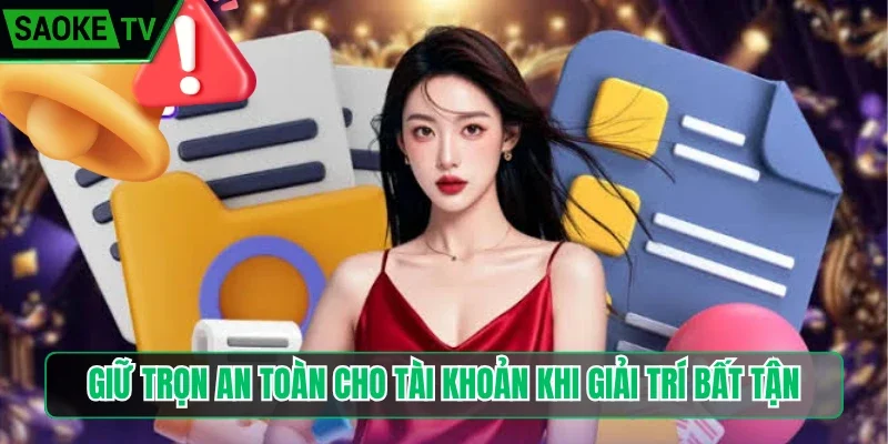Giữ trọn an toàn cho tài khoản khi giải trí bất tận