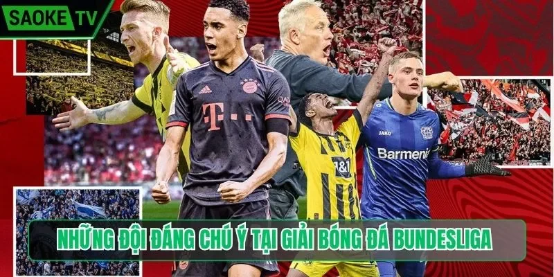 Những đội đáng chú ý tại giải bóng đá Bundesliga